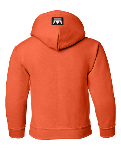 Orange hoodie youth hot sale