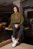 Girls Just Wanna Have Fun Crop Hoodie