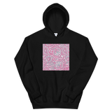 Pink Bandana Accent Hoodie