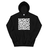 White Leopard Accent Hoodie