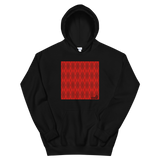 Red Argyle Accent Hoodie