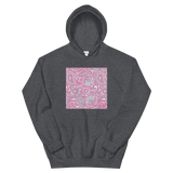 Pink Bandana Accent Hoodie