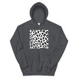 White Leopard Accent Hoodie