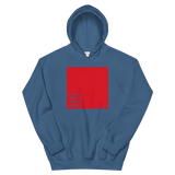 Red ColorBlock Hoodie