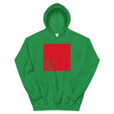 Red ColorBlock Hoodie