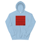 Red Argyle Accent Hoodie