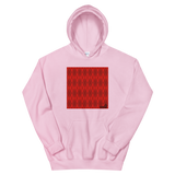 Red Argyle Accent Hoodie