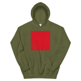 Red ColorBlock Hoodie