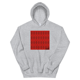 Red Argyle Accent Hoodie