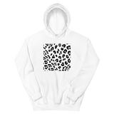 White Leopard Accent Hoodie