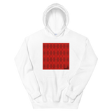 Red Argyle Accent Hoodie