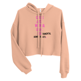 Girls Just Wanna Have Fun Crop Hoodie