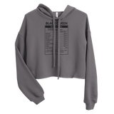Nutrition Facts Crop Hoodie
