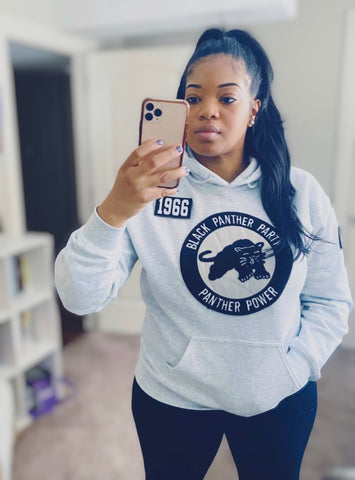 Grand Grey Panther Power Hoodie