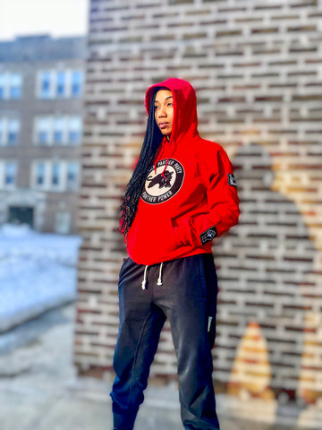 Pan Red Panther Power Hoodie