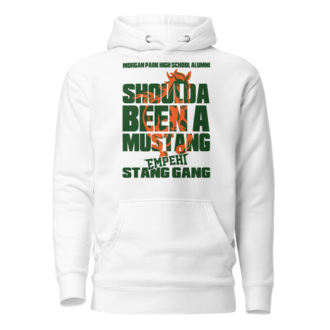 SHOULDA BEEN A MUSTANG | Hoodie - White