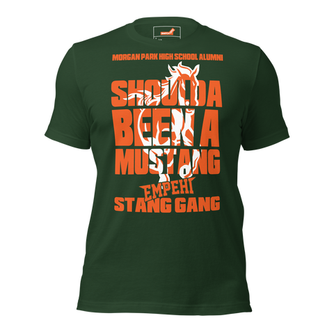 SHOULDA BEEN A MUSTANG | T-shirt - Green