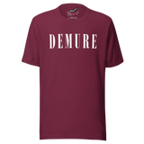 Demure Core Logo - T-Shirt