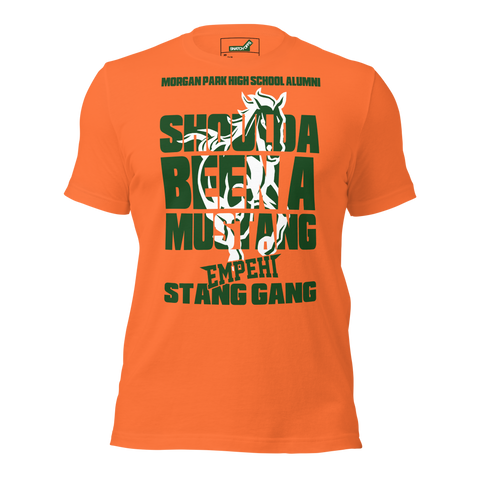 SHOULDA BEEN A MUSTANG | T-shirt - Orange