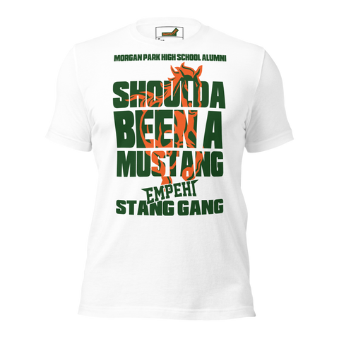 SHOULDA BEEN A MUSTANG | T-shirt - White