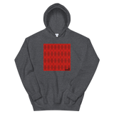 Red Argyle Accent Hoodie