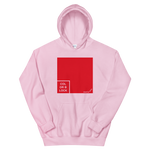 Red ColorBlock Hoodie