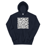 White Leopard Accent Hoodie