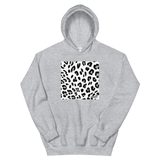 White Leopard Accent Hoodie
