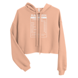 Nutrition Facts Crop Hoodie